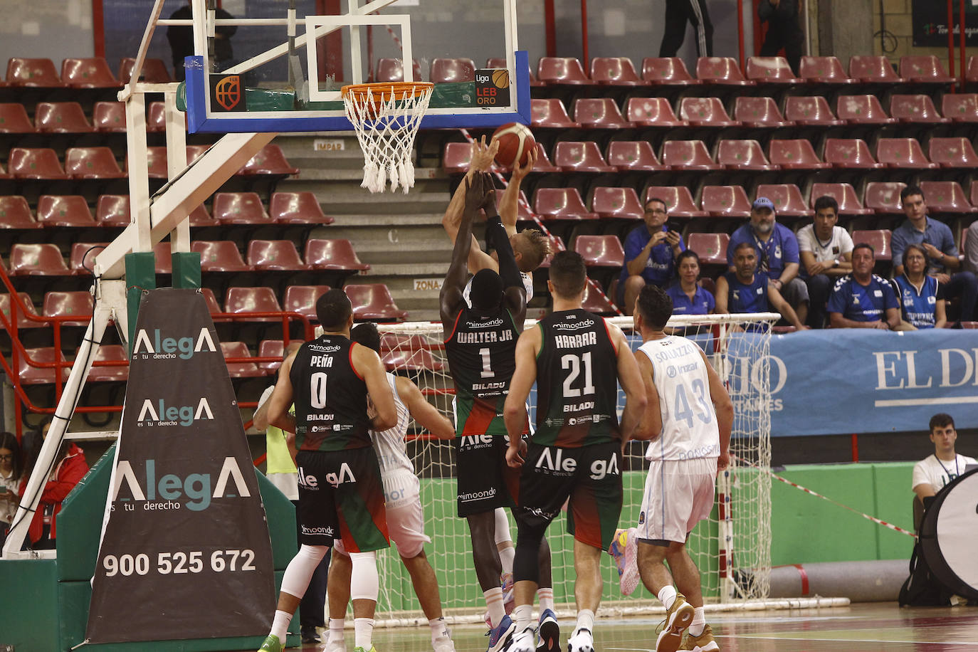 Los cántabros, con pocos fallos en defensa y valientes en ataque, vencer a los de Lolo Encinas a pesar de un último cuarto complicado