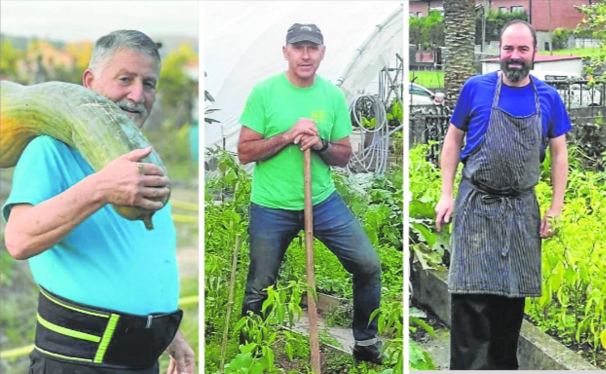 Miguel López es vecino de Valderredible; Manuel Bada, de Solares; y David Pérez, de Ramales de la Victoria.