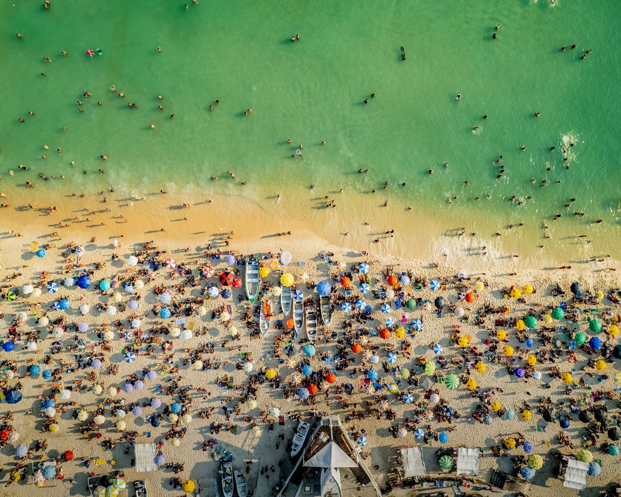 Praia do Pontal, en Recreio dos Bandeirantes en Río de Janeiro. 