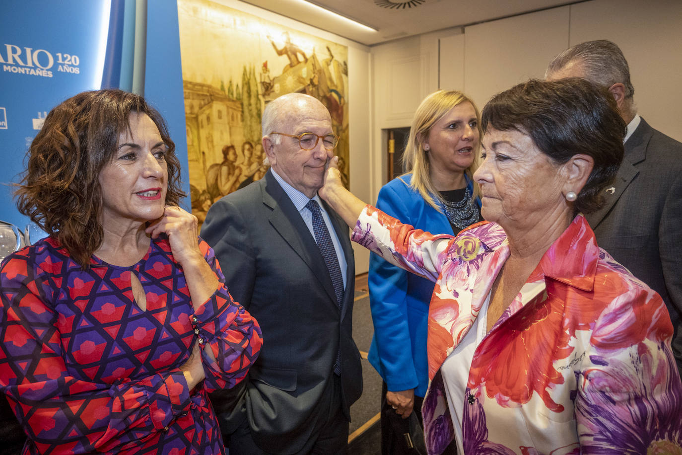 Ana Belén Álvarez, Joaquín Almunia, Noelia Cobo y Rosa Inés García. 