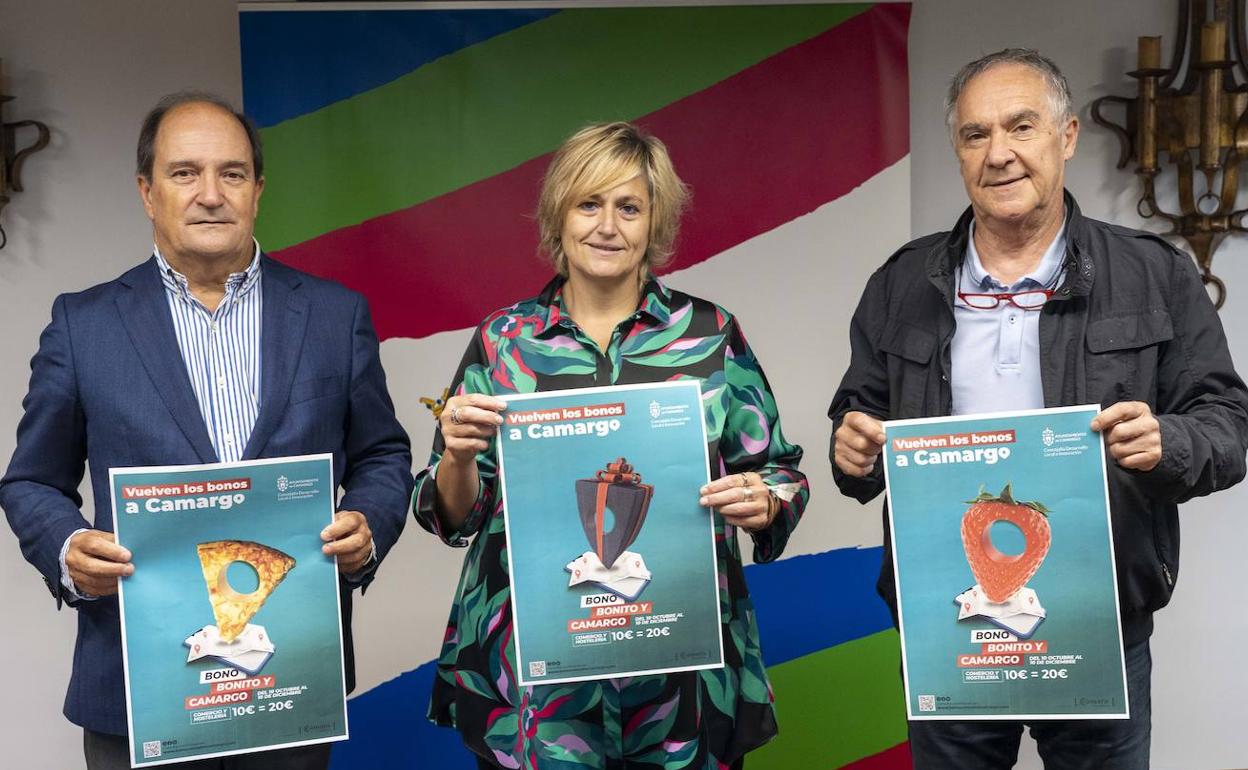 Modesto Piñeiro, Esther Bolado y Eugenio Gómez. 