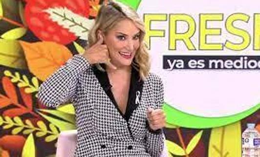 Alba Carrillo, este jueves en el 'Fresh' de 'Ya es mediodía'.