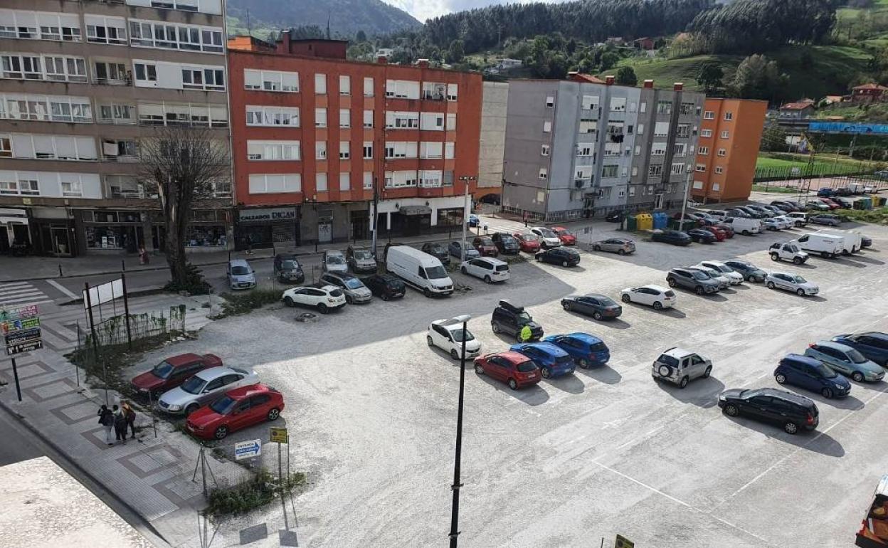 La finca de La Loo es a día de hoy un gran aparcamiento público y gratuito en el centro.