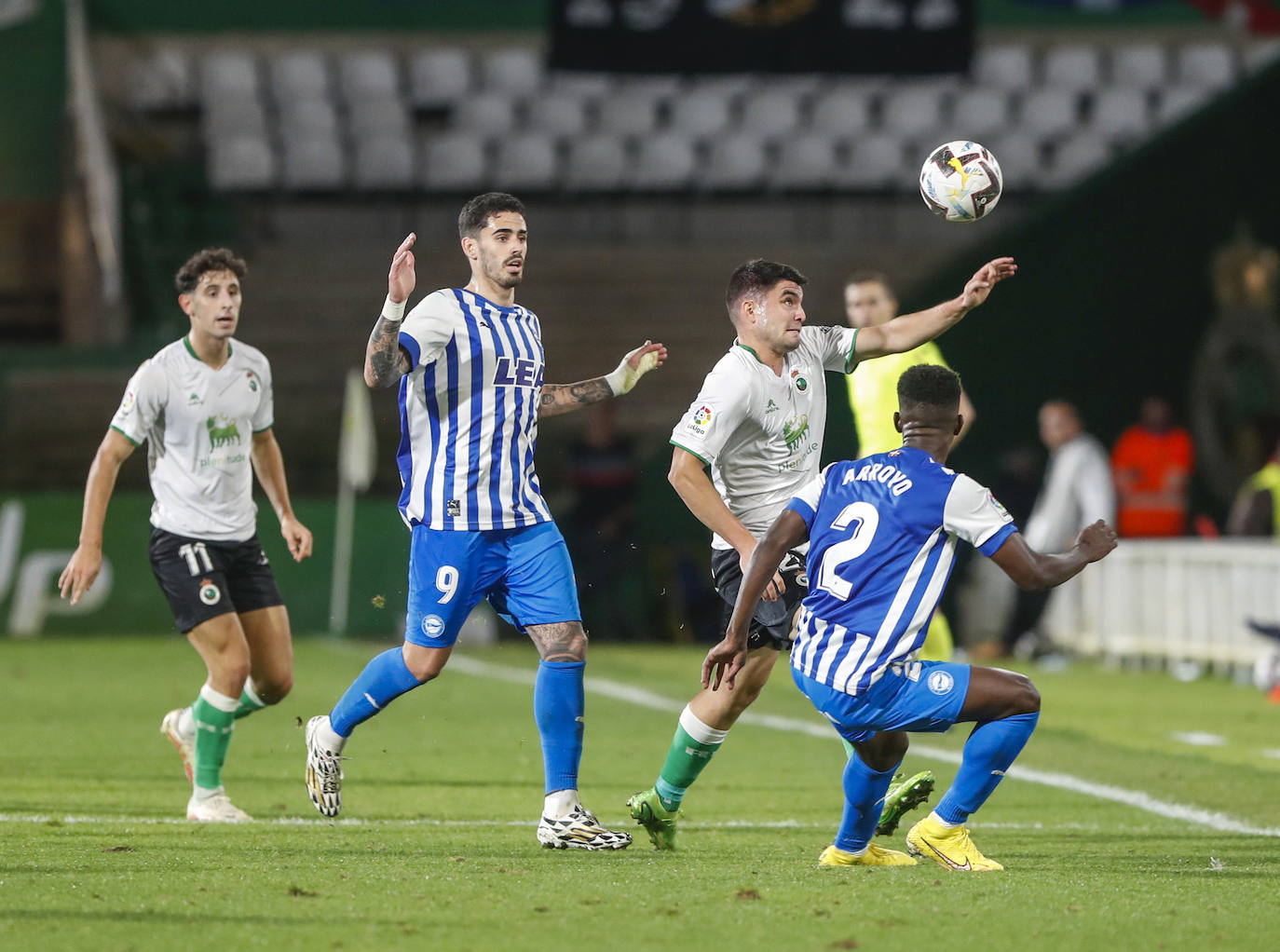 Fotos: El Racing-Alavés, en imágenes