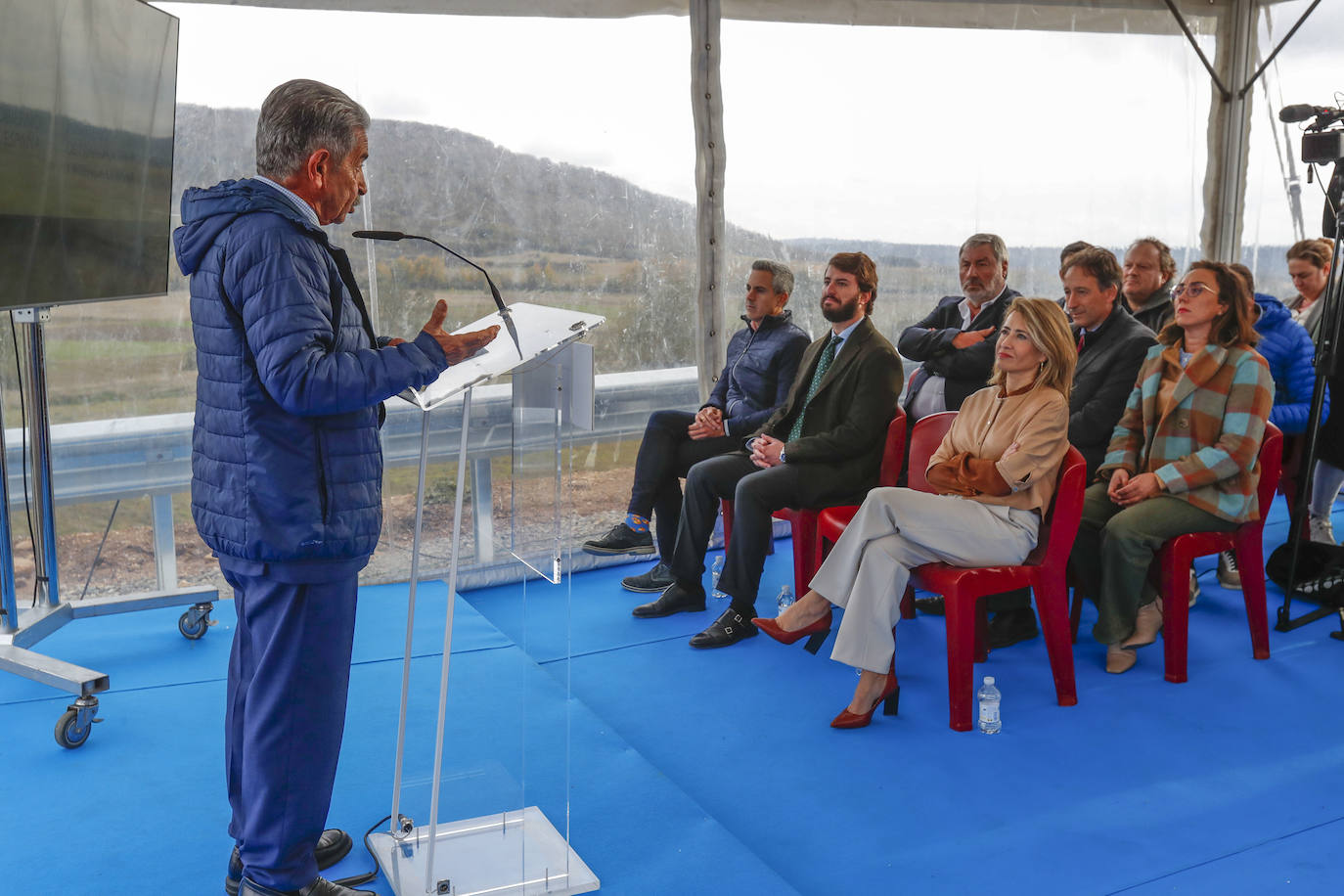 Fotos: La inaguración del enlace de Quintanilla de las Torres, en imágenes