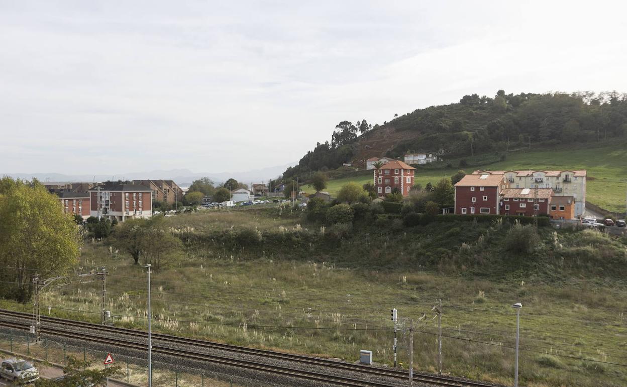 Imagen de la parcela de El Campón. 