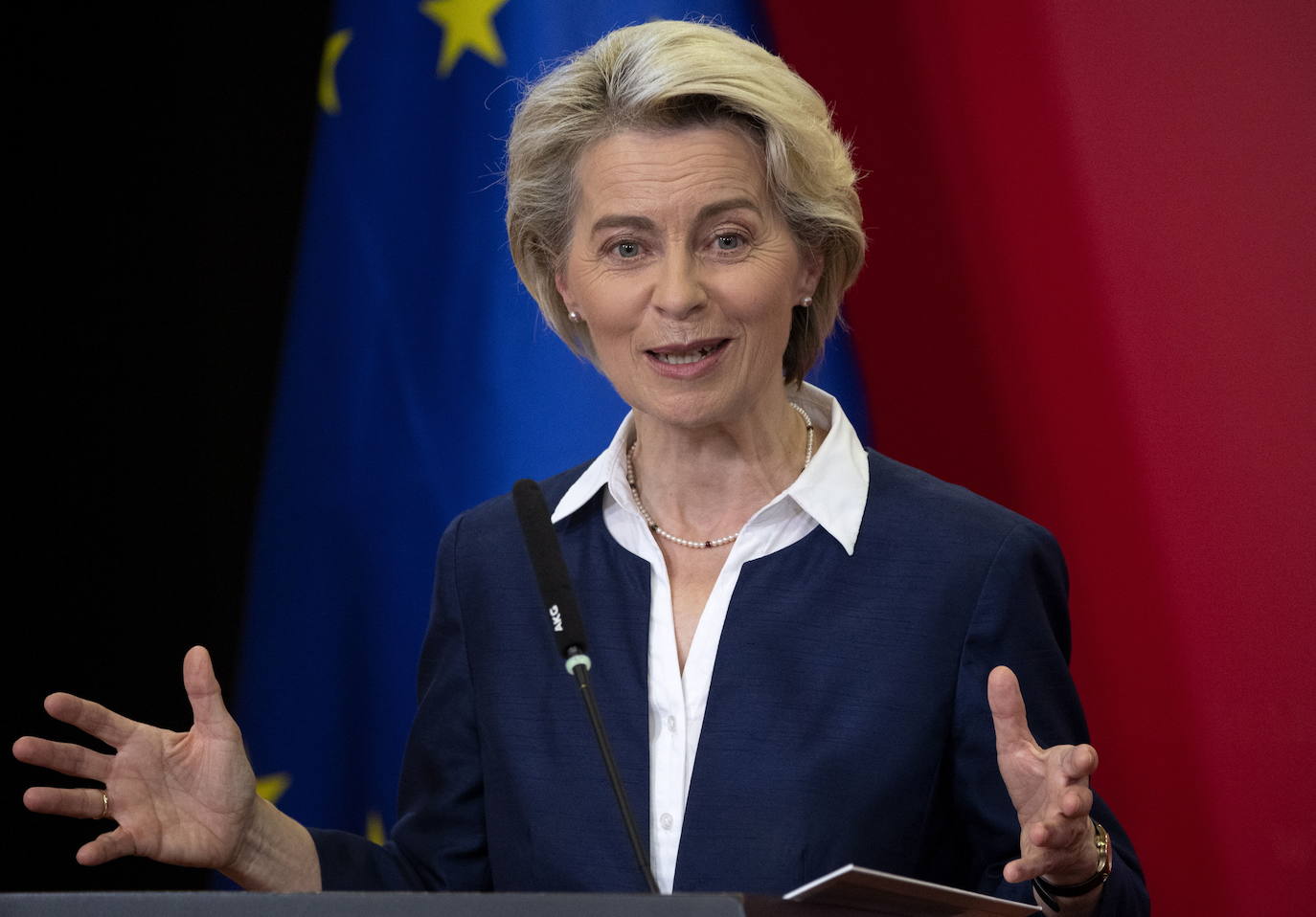 La presidenta de la Comisión Europea, Ursula von der Leyen.