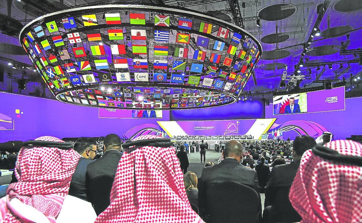 La FIFA celebró su congreso en Doha el pasado mes de marzo.