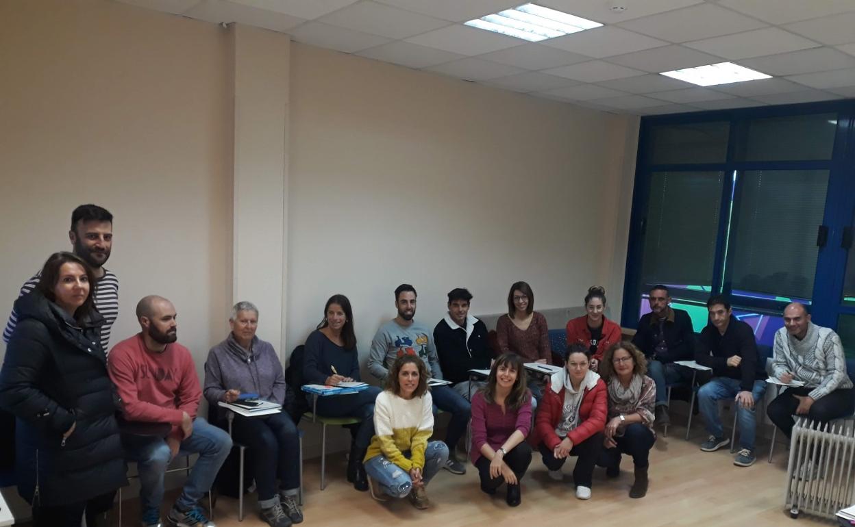 Participantes en un curso anterior. 