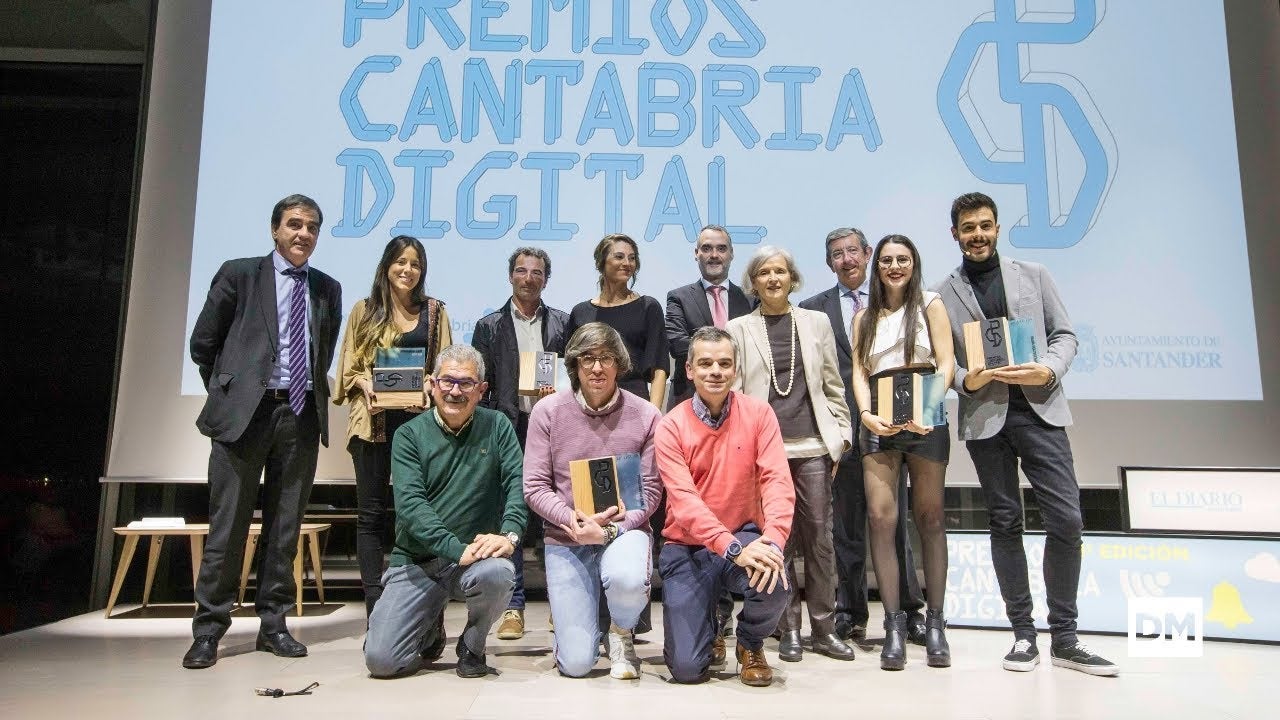 Germán González ejerció de maestro de ceremonias en la 11ª edición de los Premios Cantabria Digital de El Diario Montañés, que se celebró en el Centro Botín en noviembre de 2018. 