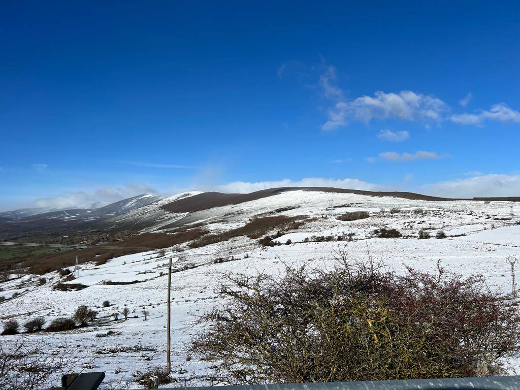 Fotos: Imágenes de nieve en el Sur de Cantabria: Valderredible y Valdeolea