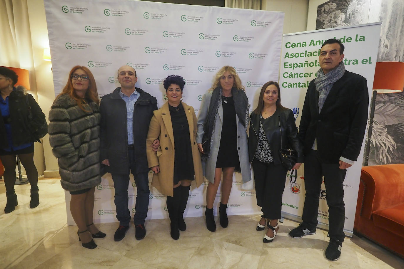 Natalia López, David Marañón, Sara Cavada, Beatriz Díez, Marivi y Ángel Gutiérrez. 