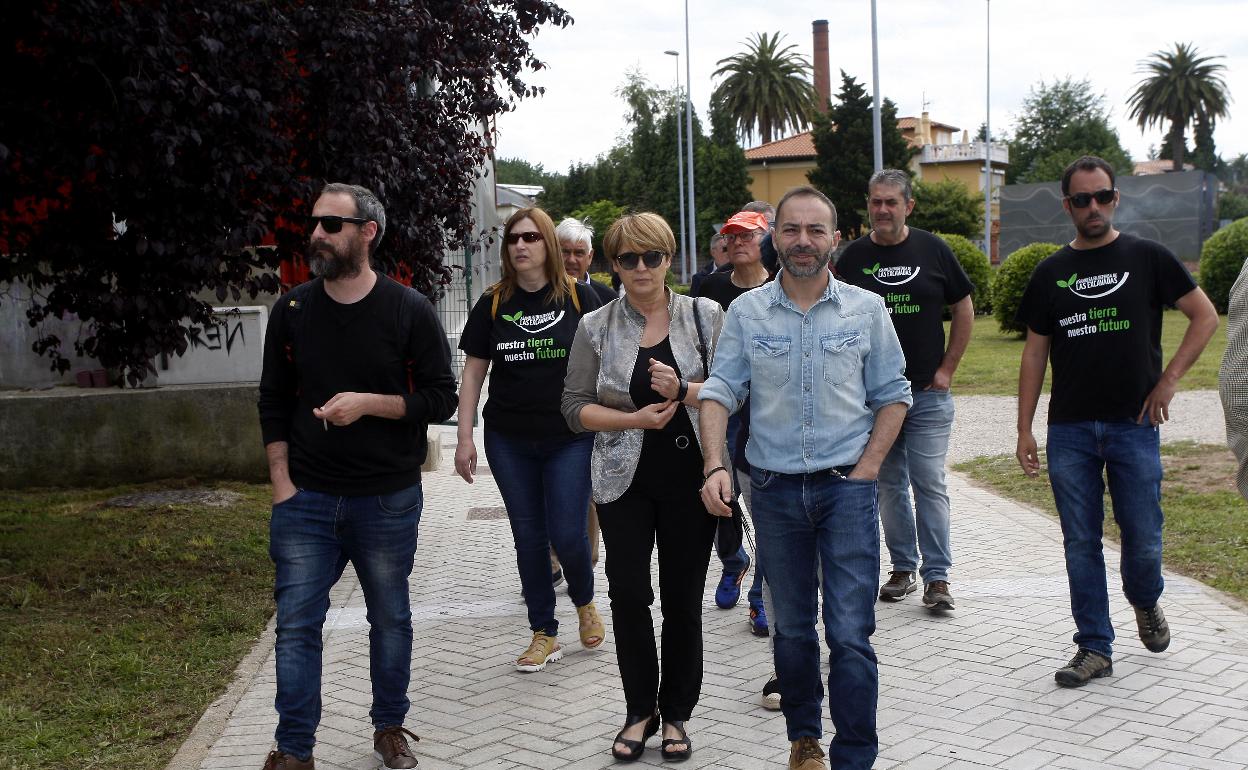 Iván Martínez en Torrelavega ( ACPT) (en el centro de la imagen), en una imagen de archivo.