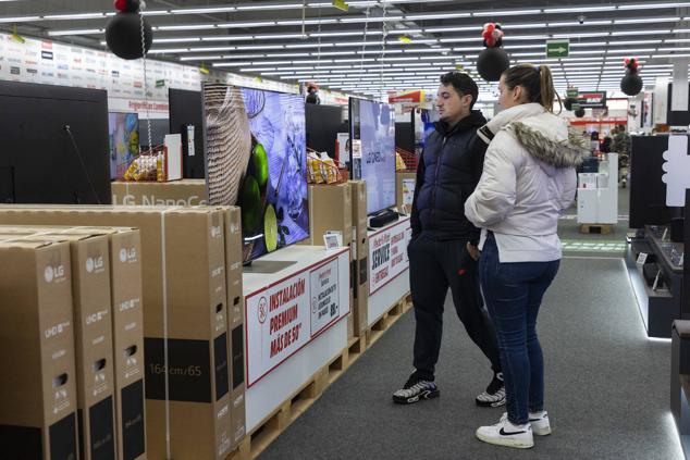 Fotos: Colas para comprar en el Viernes Negro