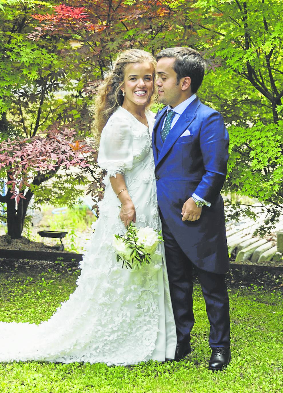 La boda portuguesa de Madalena, la novia del vestido romántico - Foto 1