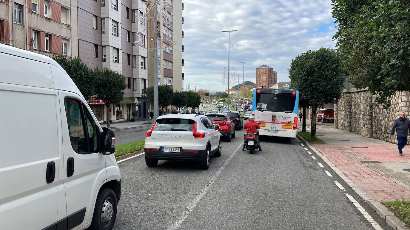 Fotos: Protesta de los gruistas en Santander