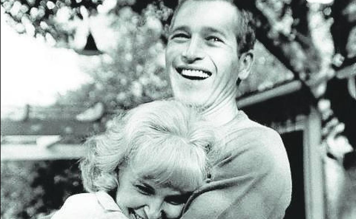 Joanne Woodward y Paul Newman.