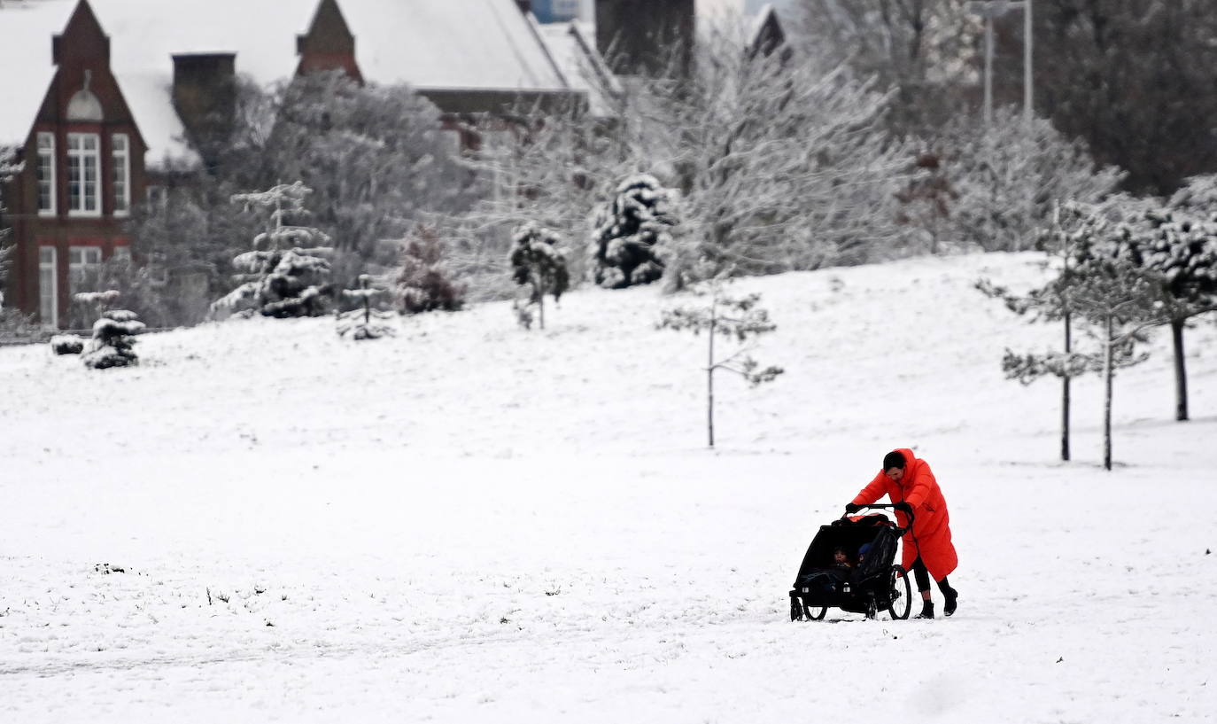 Fotos: Espectacular nevada en Londres