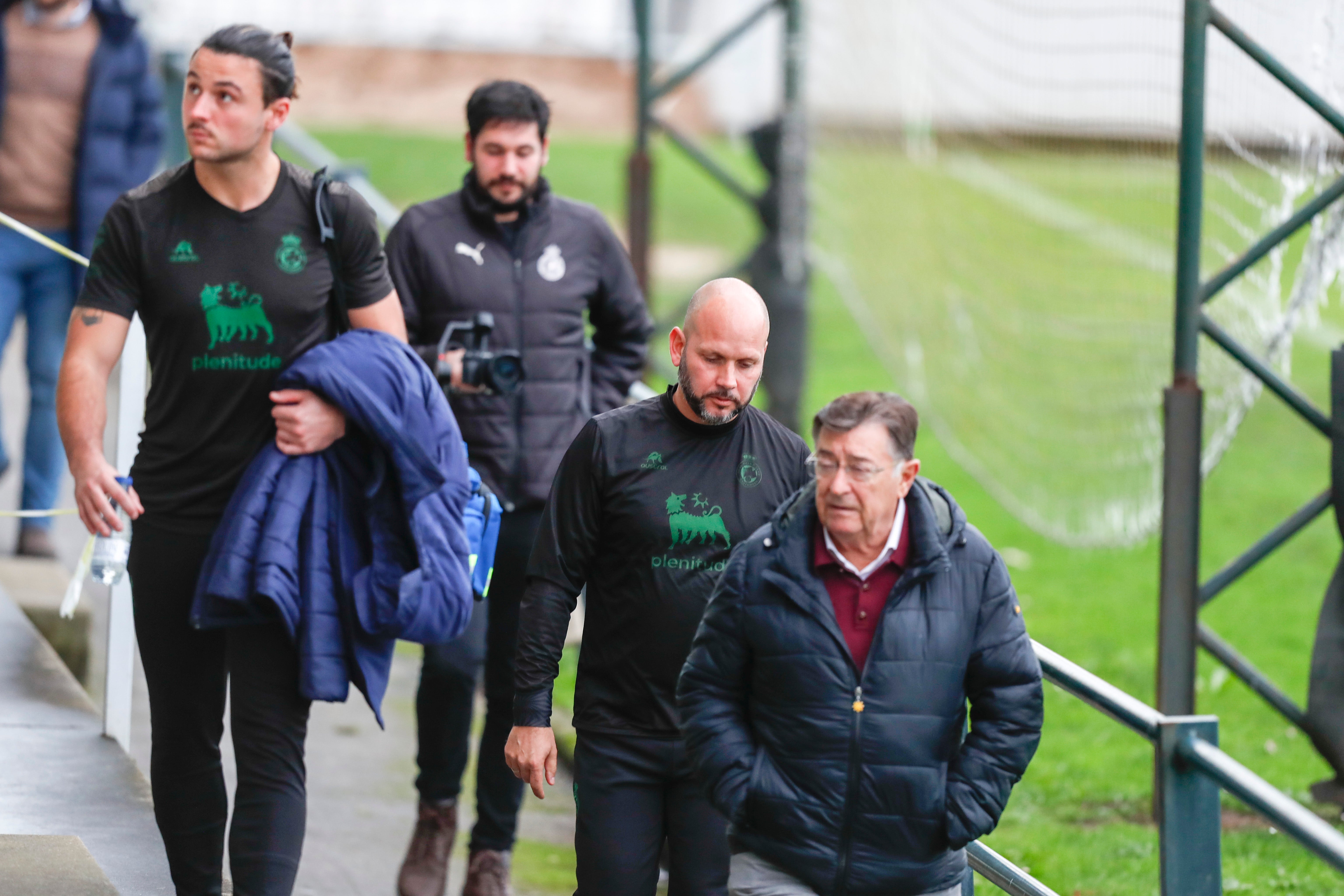 José Alberto López ha dirigido este martes su primer entrenamiento en La Albericia.