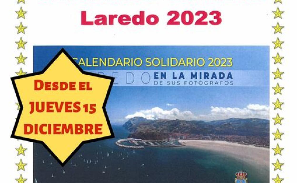 Comienza el reparto del calendario solidario de Laredo 2023