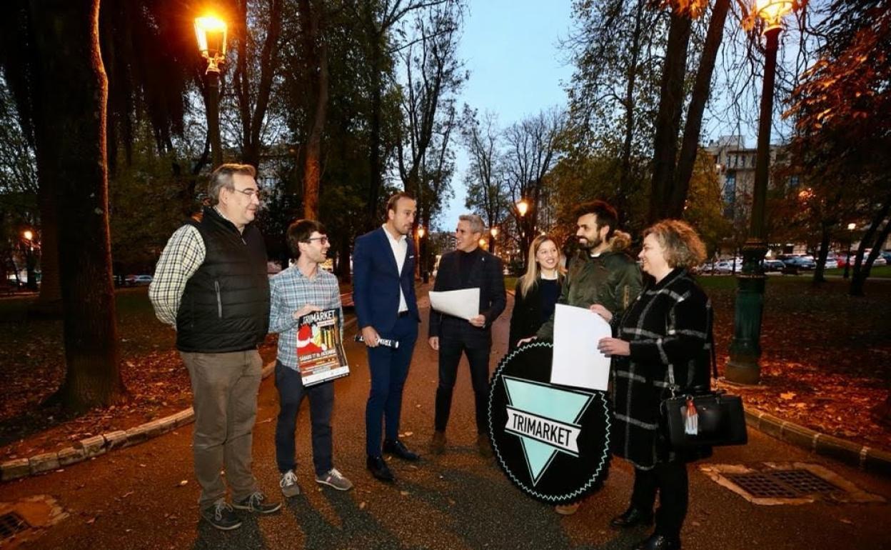 Responsables políticos y organizadores, esta semana, durante la presentación del evento.