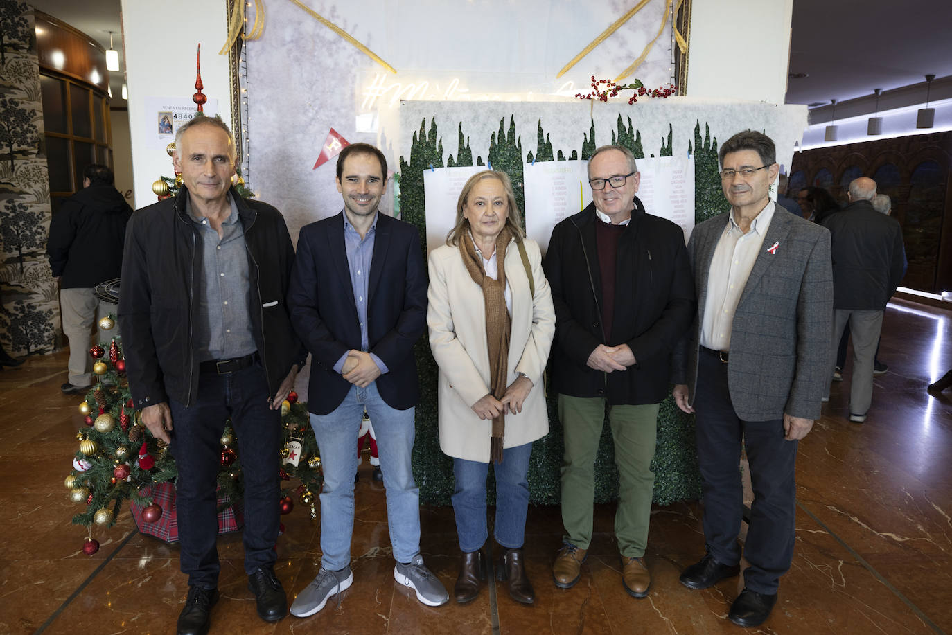 Julián Fuentecilla, Diego García, Marisa Diez, Eduardo Ortiz, Alejandro Gutierrez