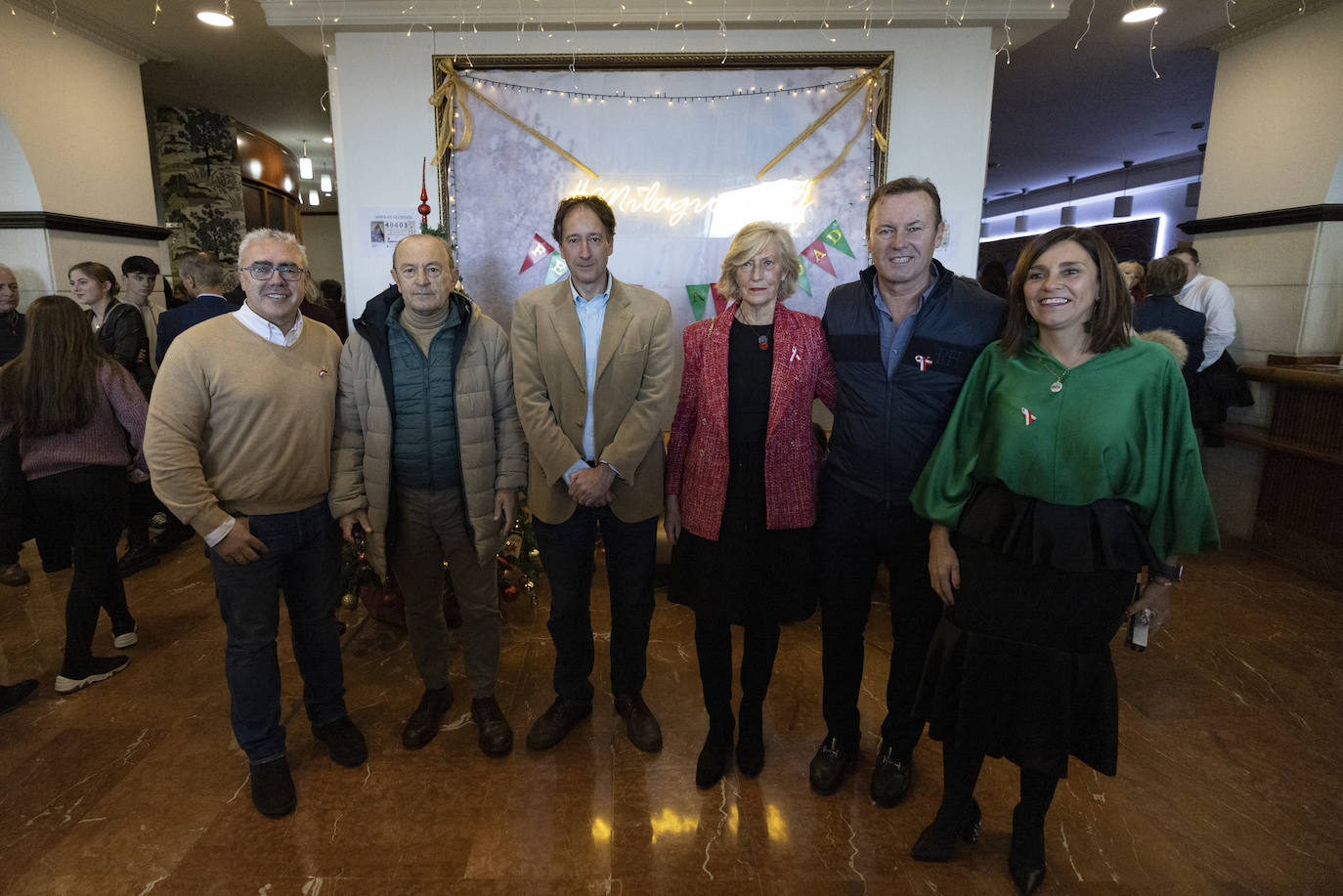 Pedro Hernando, Javier López Marcano, José Luis Gochicoa, Marina Lombó, Guillermo Blanco y Paula Fernández