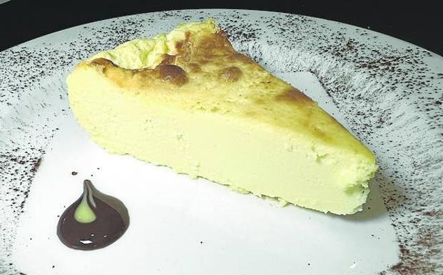 Tarta de queso. 