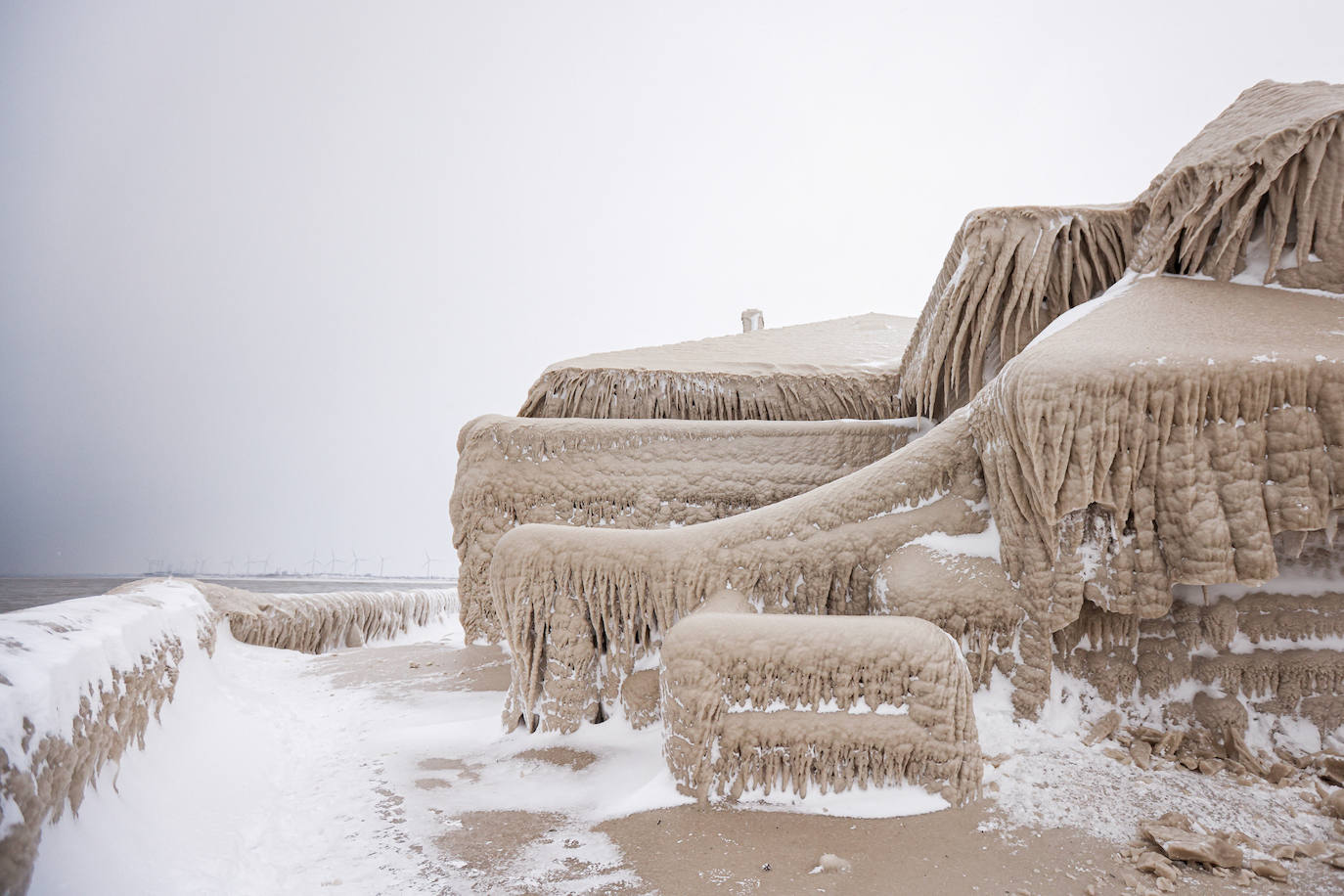 Fotos: Las espectaculares imágenes que deja la tormenta polar Elliot en Estados Unidos