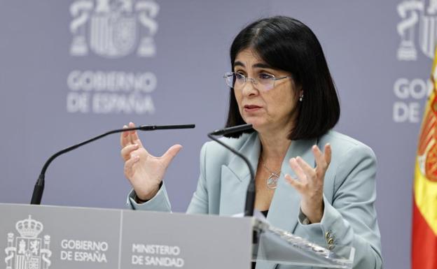 La ministra de Sanidad, Carolina Darias.