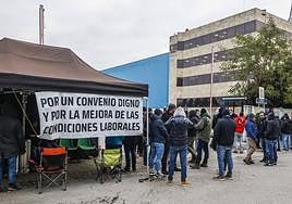 Tercera jornada de huelga en Aspla