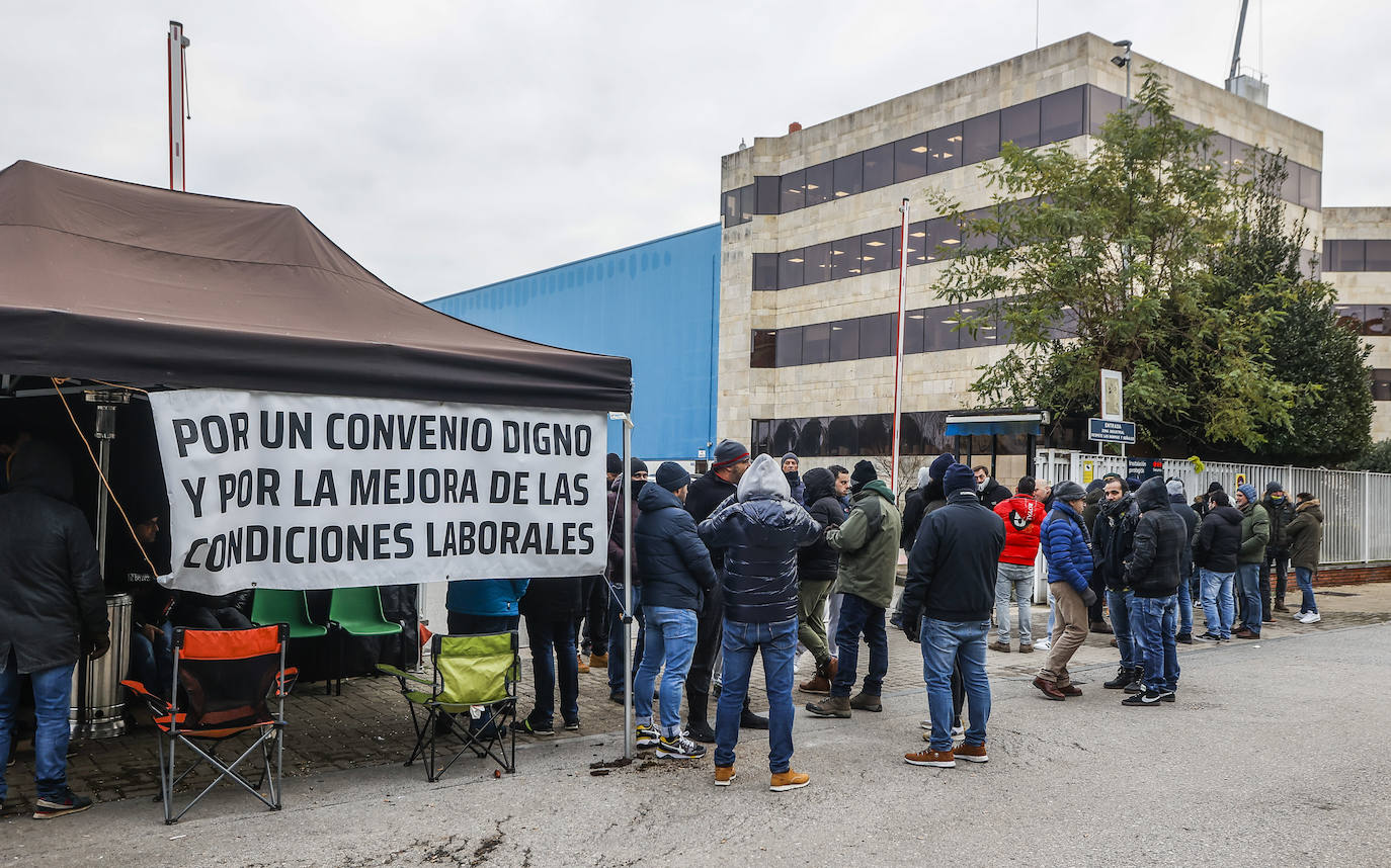 Tercera jornada de huelga en Aspla