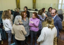 Asistentes a la asamblea de los Letrados de Administración de Justicia de Cantabria