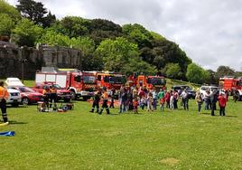 La muestra de vehículos de emergencias tendrá lugar en la campa del palacio de Sobrellano