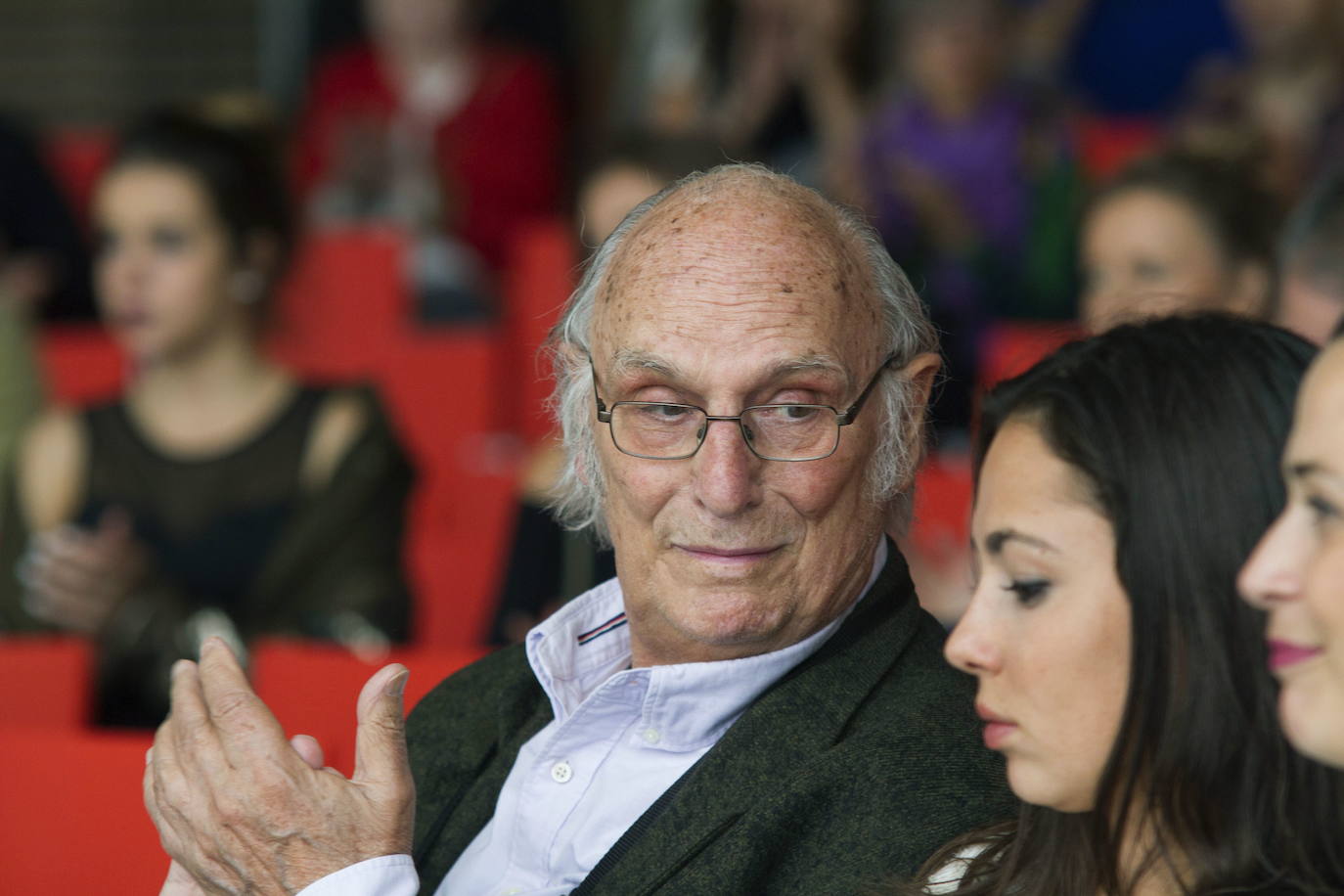 Carlos Saura durante la inauguración de la Semana Internacional de Cine de Santander. 