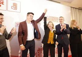 Pedro Casares, Daniel Fernández, Nadia Calviño y Pablo Zuloaga