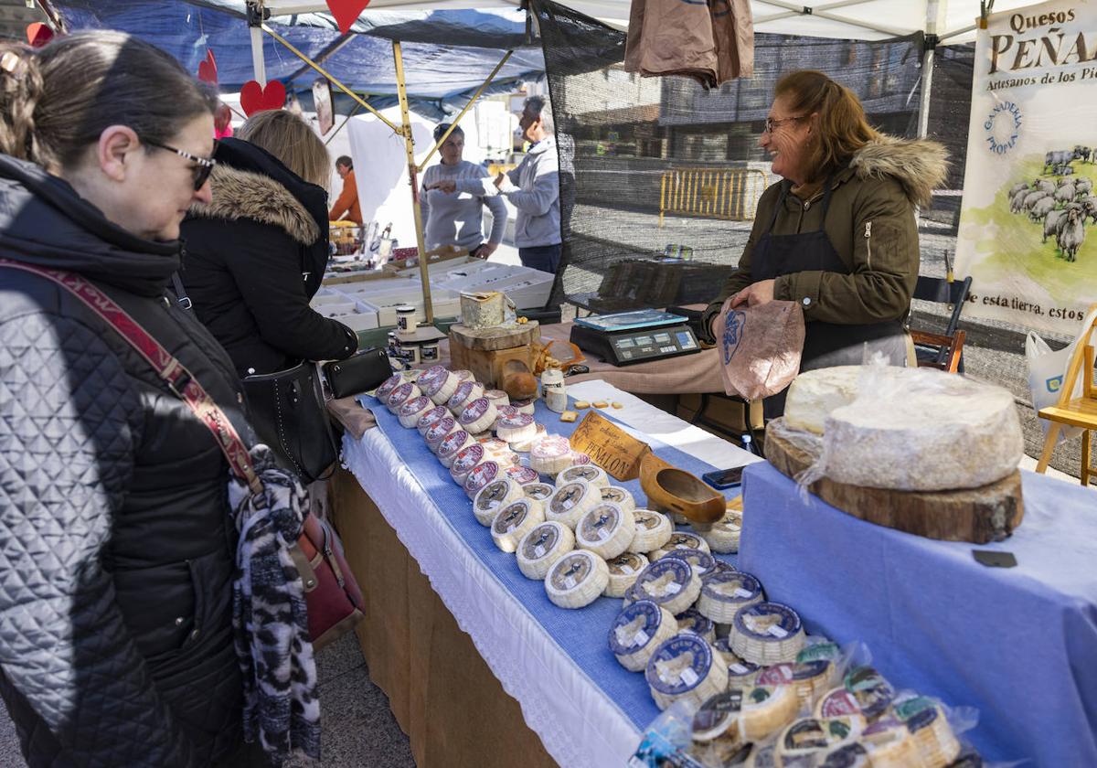 Mercado agroalimentario en La Llama