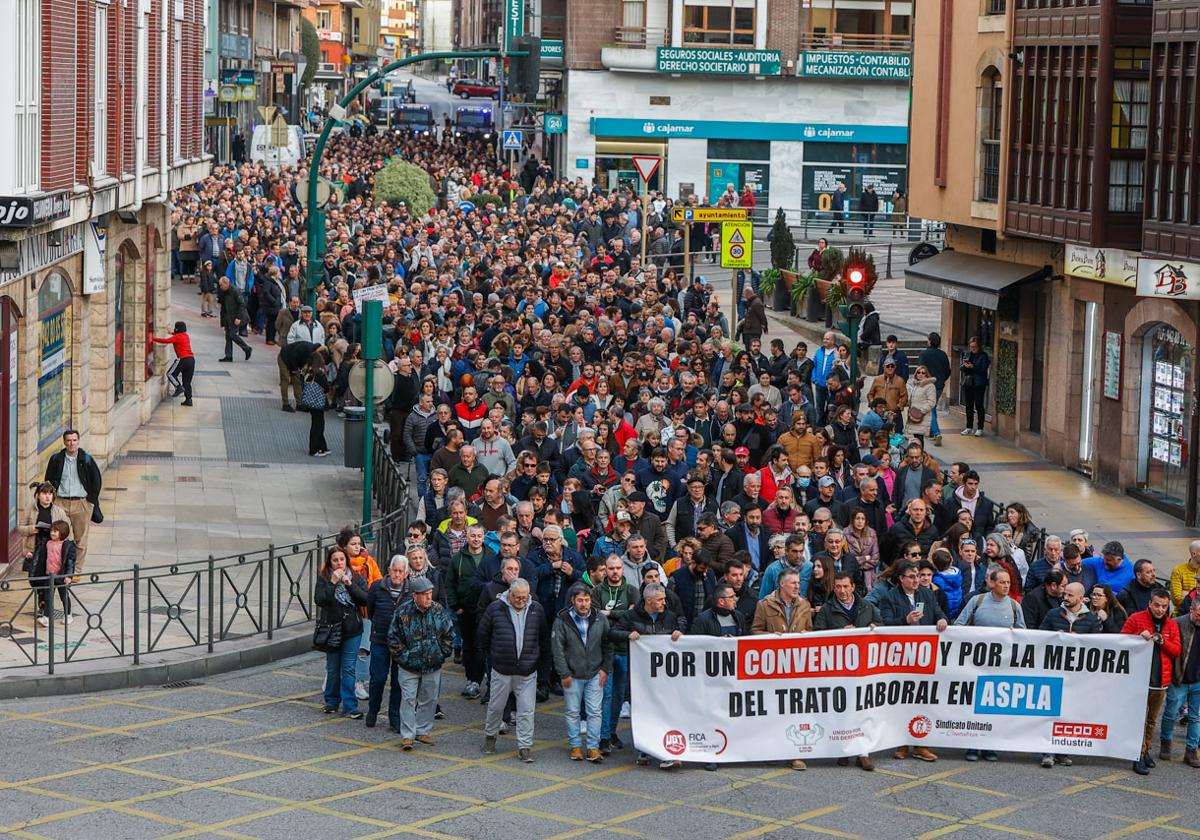 Los trabajadores de Aspla vuelven a la calle