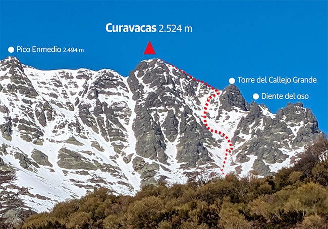 Impresiona contemplar la silueta aserrada de la montaña -la más alta de Palencia- cubierta de nieve desde Vidrieros, una bonita pedanía de solo 30 habitantes a 125 kilómetros de la capital palentina que descansa a los pies de la cara sur de la montaña.