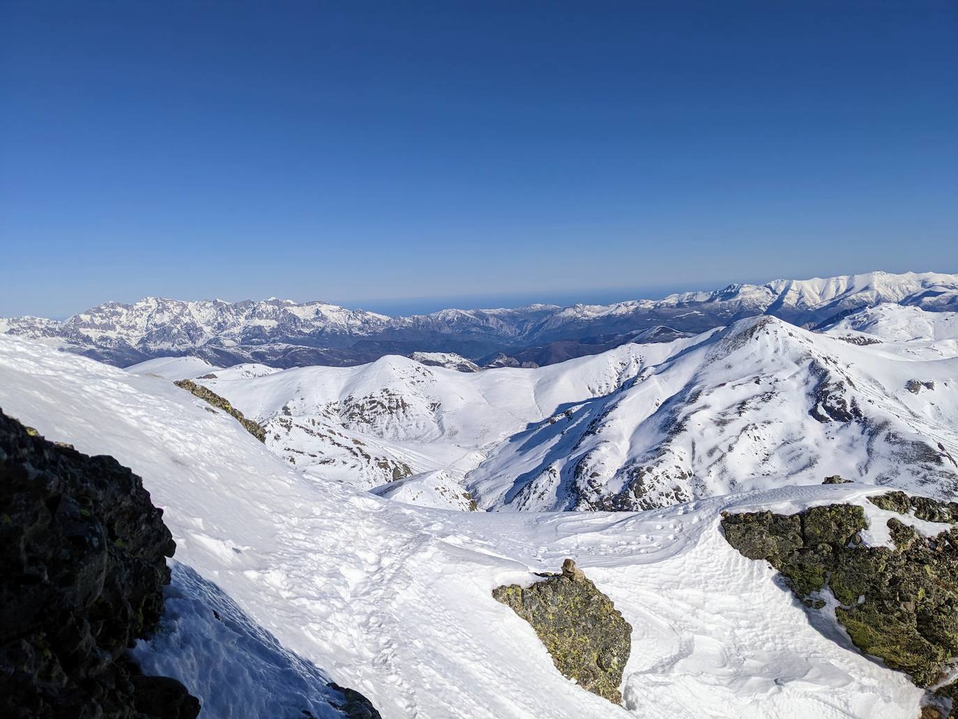 Las vistas durante la subida son espectaculares.