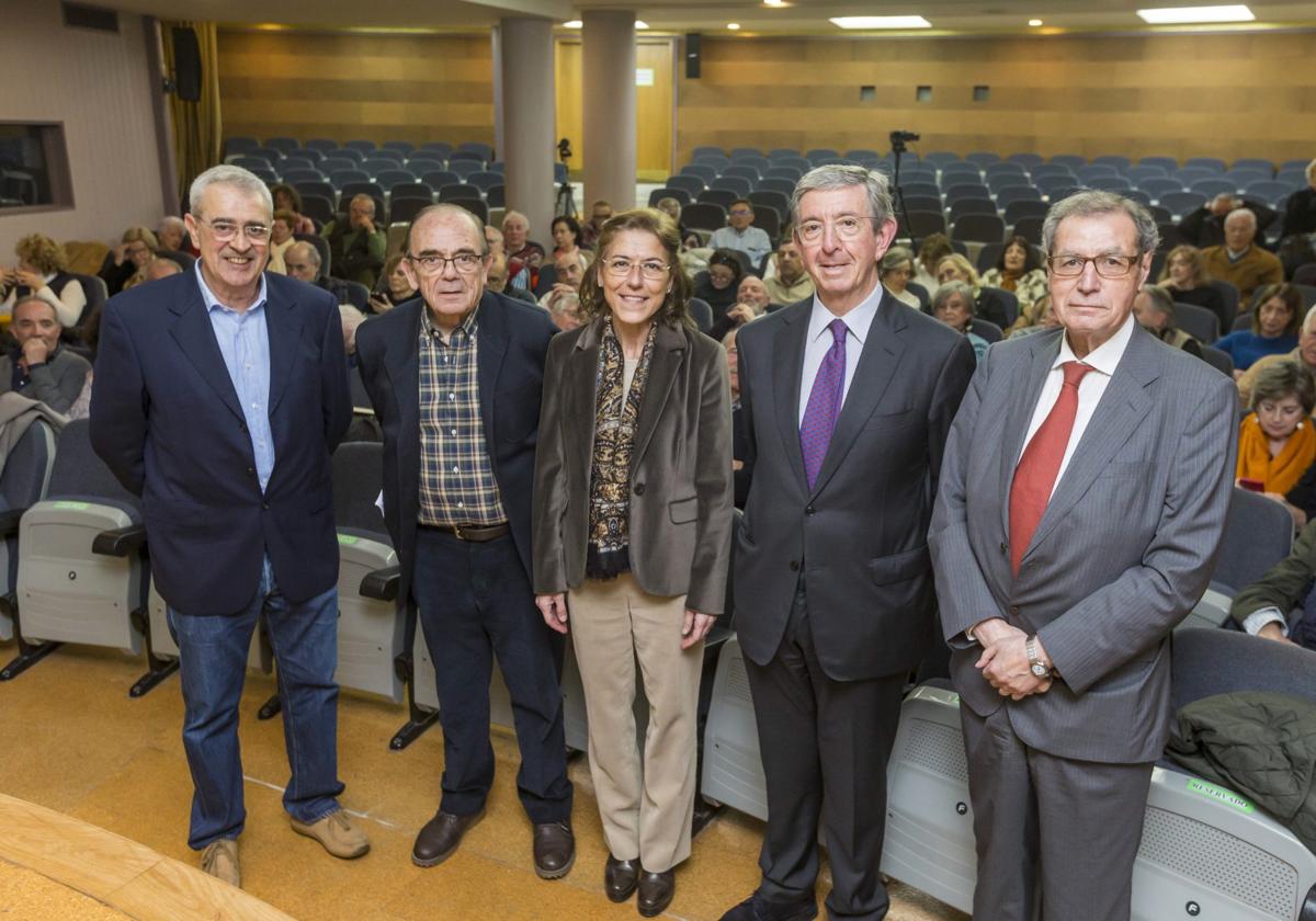 Ramón Beivide, Felipe Gómez-Pallete, Paz de Torres, Luis Revenga y Manuel Ángel Castañeda