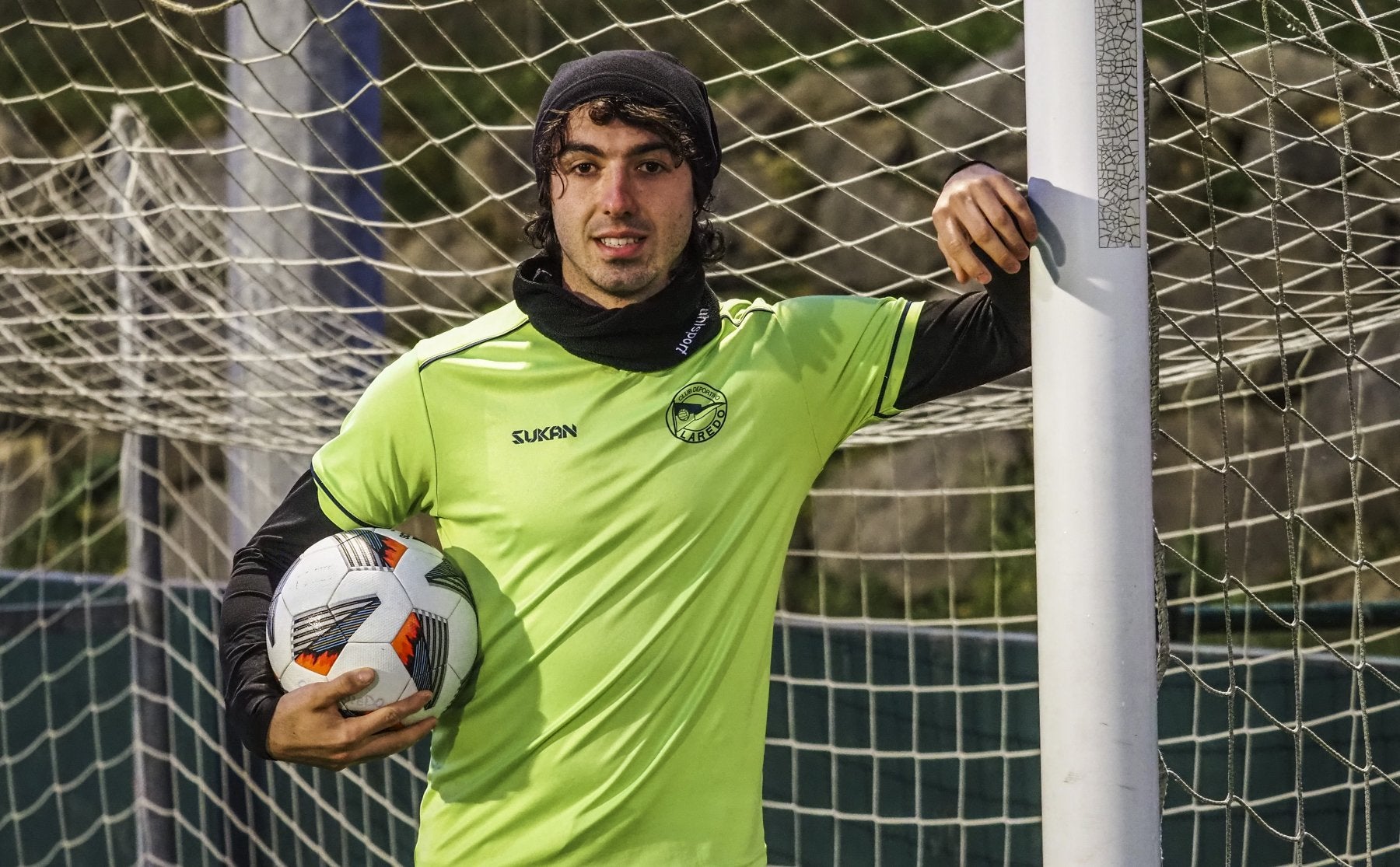 Felipe Peredo, capitán del Laredo, en San Lorenzo.