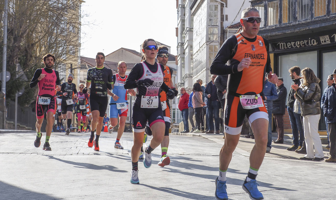 Las imágenes del Triatlón Blanco de Reinosa