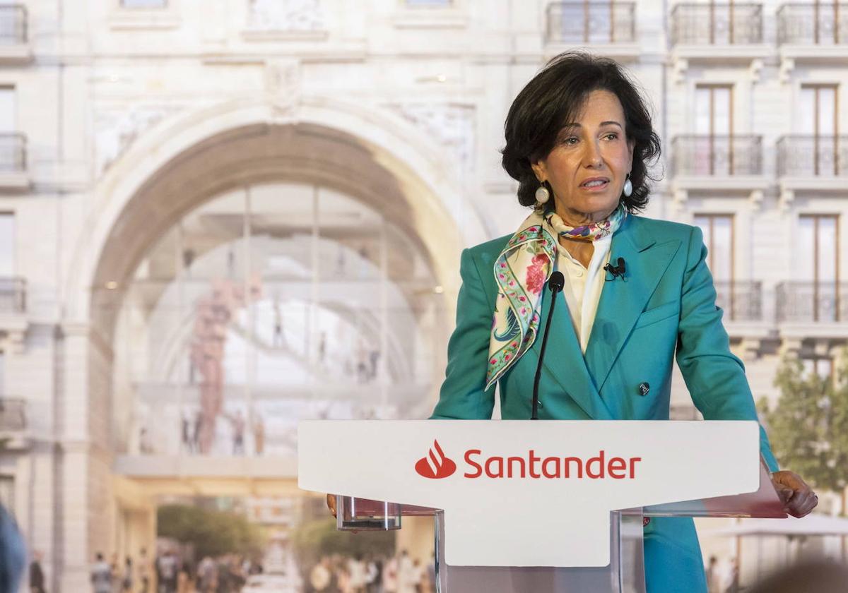 Ana Botín, presidenta del Banco Santander.