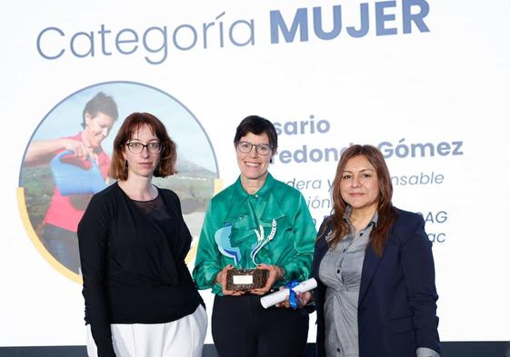 Charo Arredondo recogió el premio en un acto celebrado en Madrid.