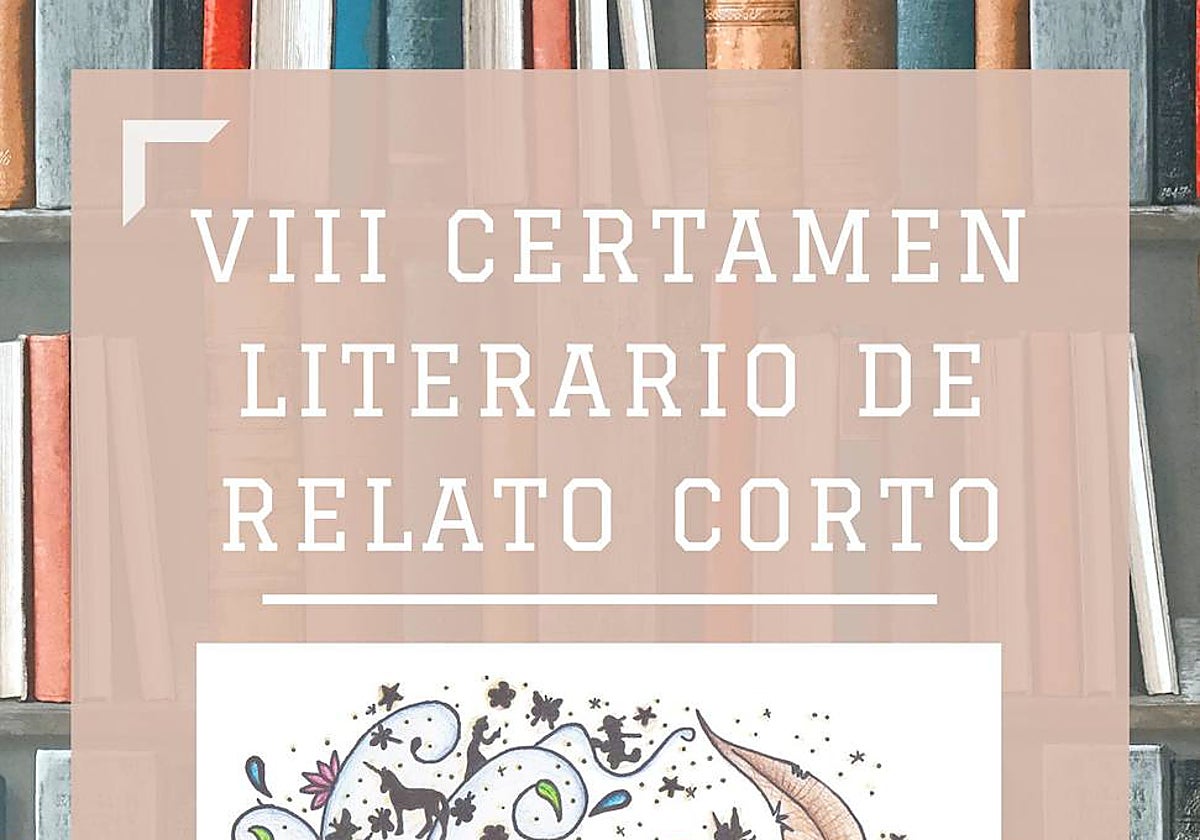 Imagen del cartel que anuncia la vuelta del Certamen literario de relato corto del Antonio Robinet.