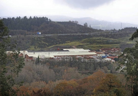 Terrenos de la antigua Tejera de Cabezón donde se pretende instalar la planta de Biogás.