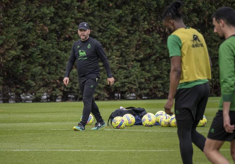 José Alberto, en uno de los últimos entrenamientos.