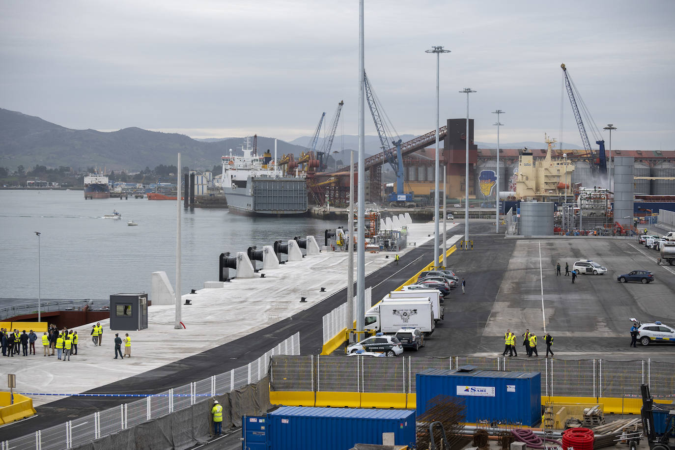 Vista de la nueva terminal de ferries del Puerto de Santander.