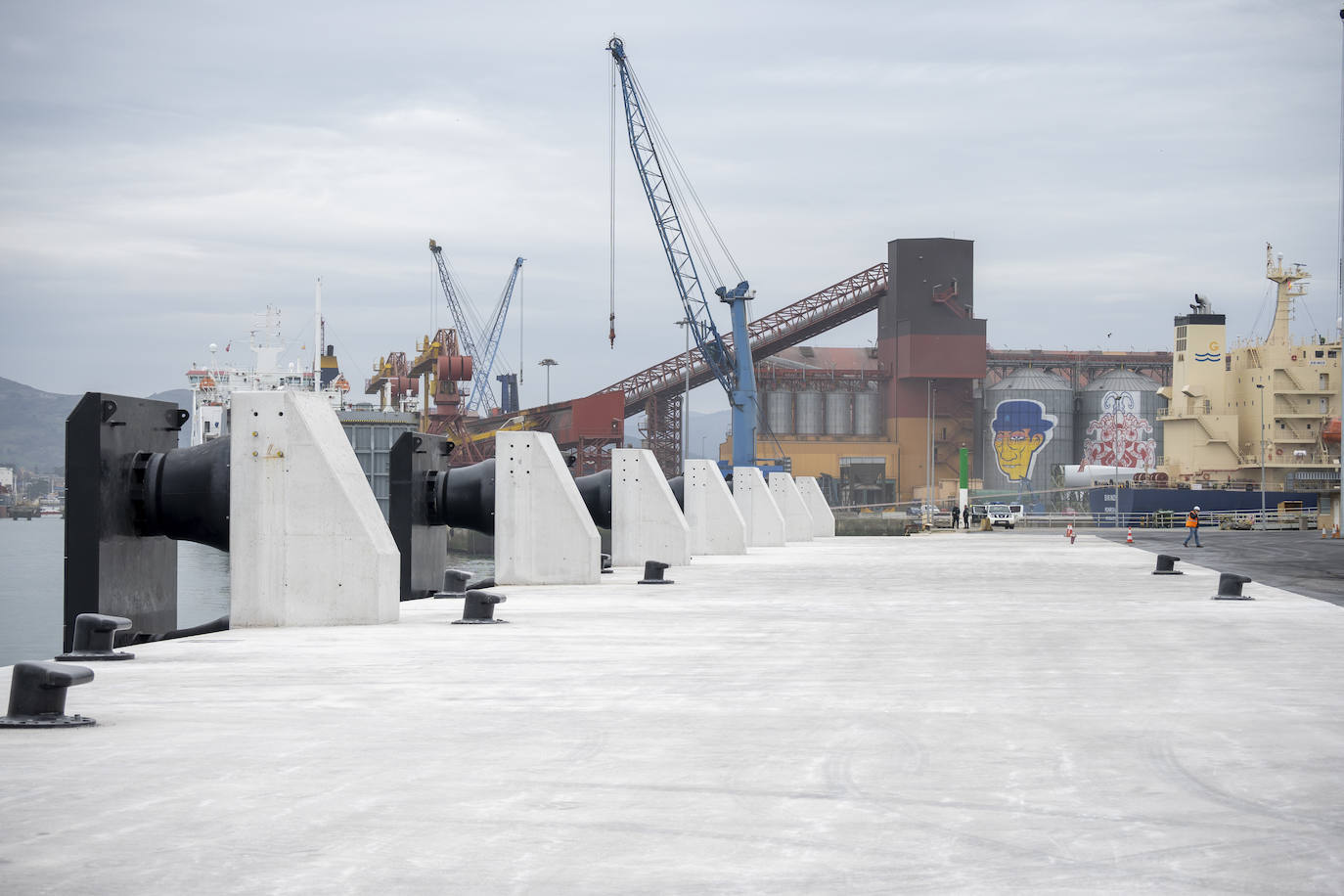 La nueva infraestructura facilitará el atraque de buques ro-ro cargo y buques ro-pax (ferries), y ocasionalmente, también de cruceros y de pequeños buques inactivos en su extremo sur.